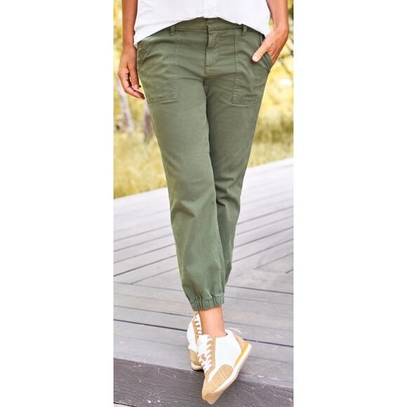 Frank & Eileen Jameson Utility Jogger Pant Green Cotton...